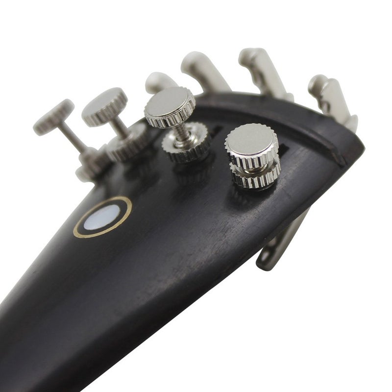 Dilwe 3 in 1 Violin Set, Violin Tailpiece & Tailpiece Rope & Tuners Kits Set for 4/3 4/4 Violin Replacement Part - Image 3